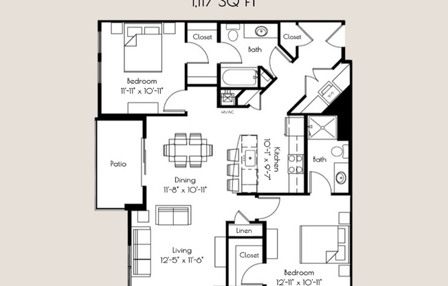 2 beds, 2 baths, 1,117 sqft, $2,250, Unit 8310 Globe Drive - 222