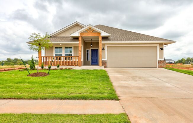 FOR LEASE! Brand New Home in Washington, Ok. Cedar Hill Farms Addition