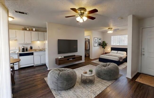 Studio, 1 bath, 474 sqft, $729