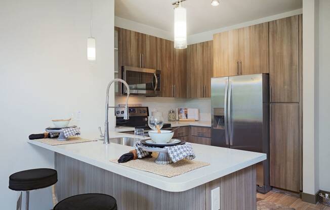 Gourmet Kitchen With Islands at Audere Apartments, Phoenix, AZ