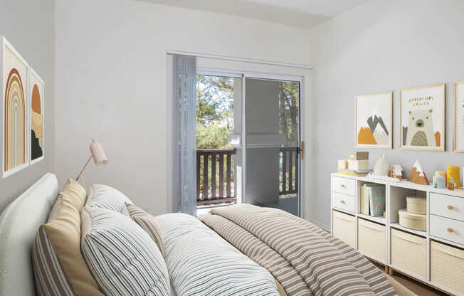 Bedroom with Hard Surface Flooring
