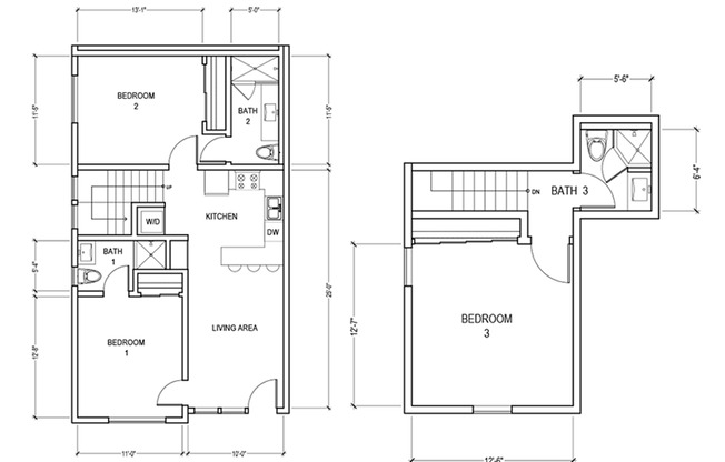 3 beds, 3 baths, 727 sqft, $5,800, Unit #2718.1