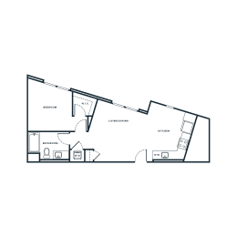 1 bed, 1 bath, 701 sqft, $3,167