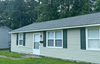 Charming two bedroom one bath duplex that is centrally located! Just minutes from area bases, shopping, restaurants, and beaches. The eat in kitchen makes for a quick setting of the table and clean up. All pets must be approved by the owner, no cats. Come