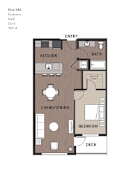 1 bed, 1 bath, 780 sqft, $2,295