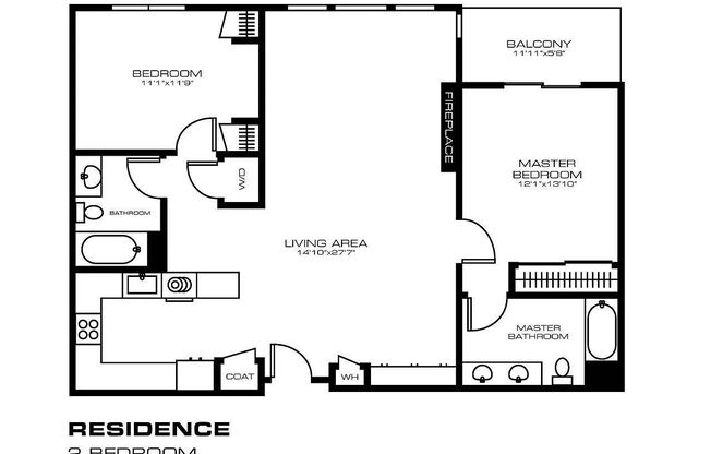 2 beds, 2 baths, 1,180 sqft, $3,948, Unit 103