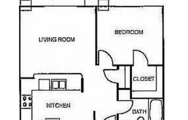 1 bed, 1 bath, 648 sqft, $800