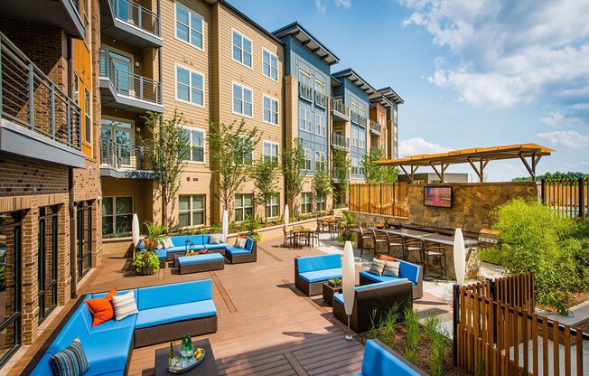 Outdoor Sundeck at Mira Upper Rock, Rockville
