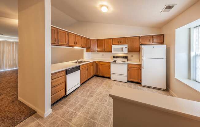 Spacious kitchen at Barton Farms in Greenwood, IN