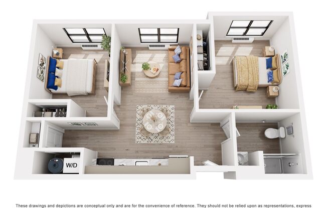 2 beds, 1 bath, 741 sqft, $2,850, Unit 460A