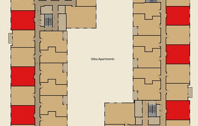 1A Unit Location - 3rd and 4th Floor