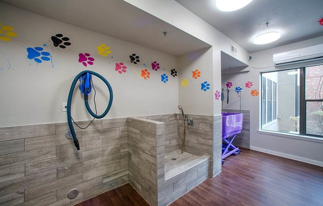Gramercy on the Park Pet Grooming Area at Gramercy on the Park, Dallas, TX