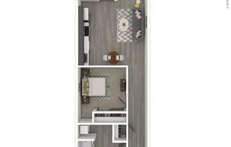 1 bed, 1 bath, 646 sqft, $1,600