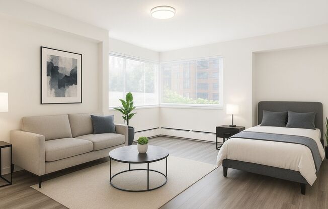 Studio, 1 bath, 552 sqft, $1,550, Unit 312