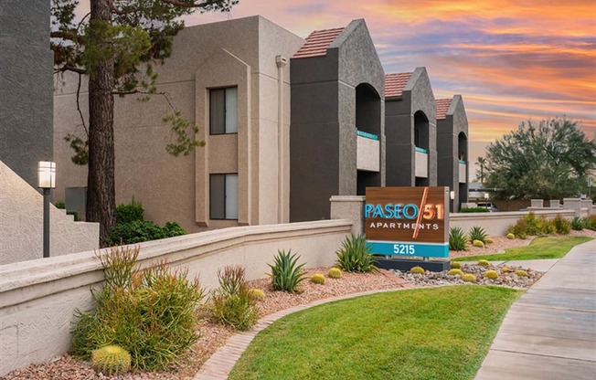 Entrance at Paseo 51, Glendale