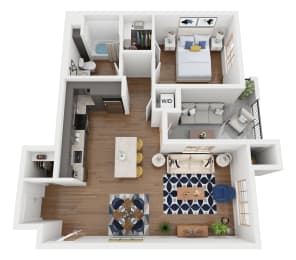 1 bed, 1 bath, 752 sqft, $2,860