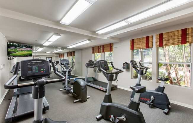 Cardio Studio Equipment at 55+ FountainGlen Laguna Niguel, Laguna Niguel, 92677