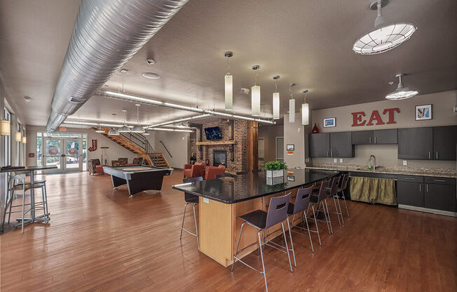 Clubhouse at The Depot Apartments