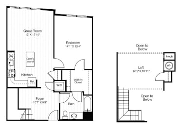 1 bed, 1 bath, 1,046 sqft, $4,191