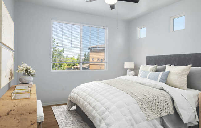 Bedroom with Hard Surface Flooring