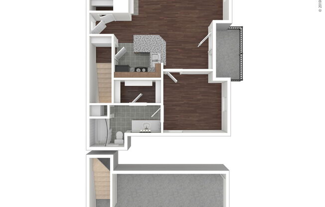 1 bed, 1 bath, 704 sqft, $1,500