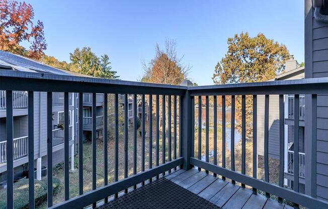Muse Apartments in Little Rock AR Balcony