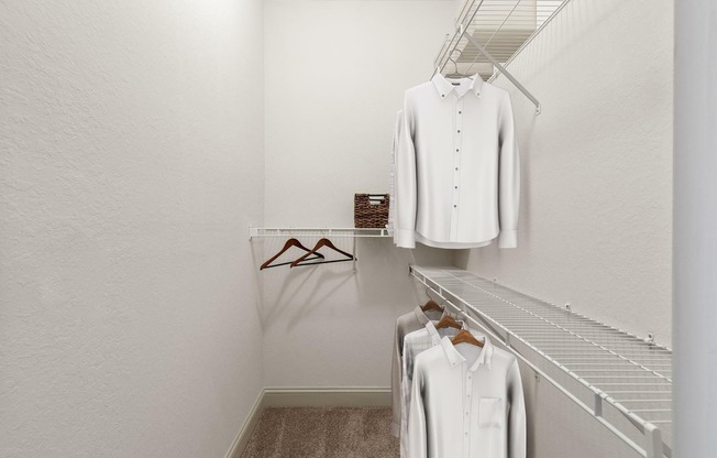 Closet | Village at Baldwin Park | Orlando FL Apartments