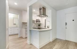 Kitchen at Woodcliff Apartments