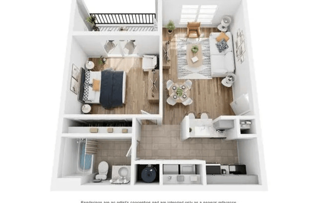 1 bed, 1 bath, 700 sqft, $1,545