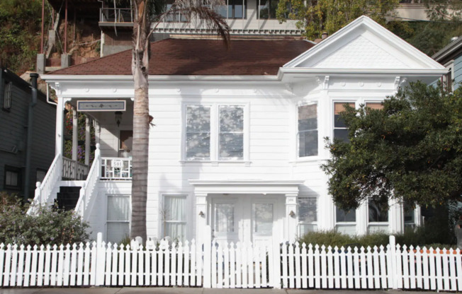 Rare historic waterfront home in Sausalito w/bay views, water access, office/bonus room, washer/dryer and large front porch
