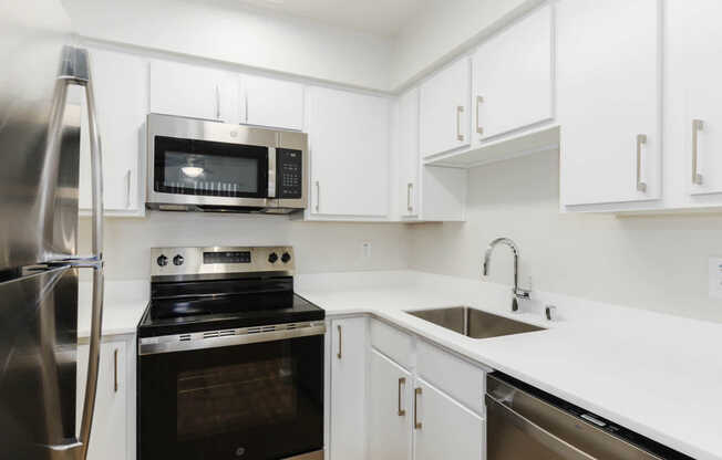 Kitchen with Stainless Steel Appliances
