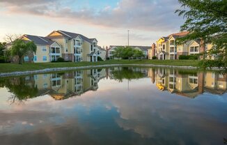 Pristine Pond Landscaping at Center Point Apartments, Indianapolis, IN