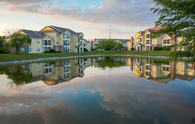 Pristine Pond Landscaping at Center Point Apartments, Indianapolis, IN