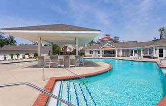 inside the clubhouse at 700 Acqua at Windy Knolls