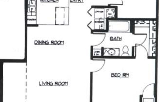 1 bed, 1 bath, 950 sqft, $1,640, Unit 1441-207