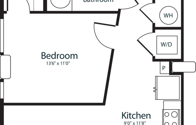1 bed, 1 bath, 625 sqft, $1,650, Unit 219