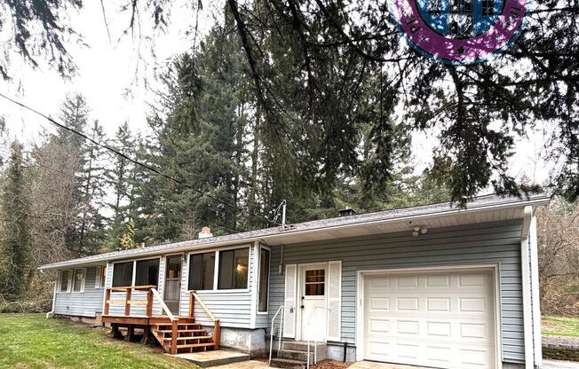 Enjoy Rural Living, Close To City & Freeways!!! Beautiful Outdoor Living Space, Single Level Ranch & Central Air