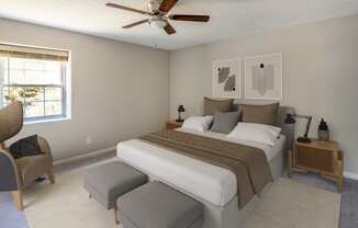 Spacious Bedrooms