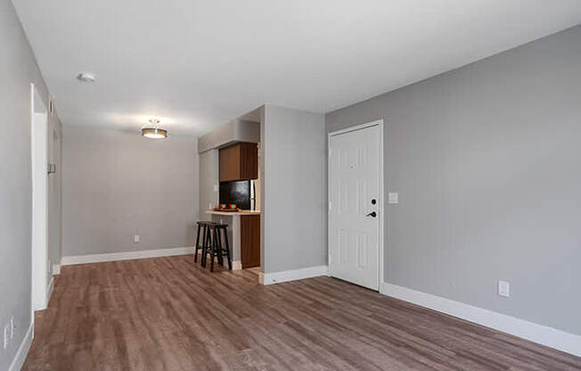 Remodeled Living Room at Clayton Creek Apartments