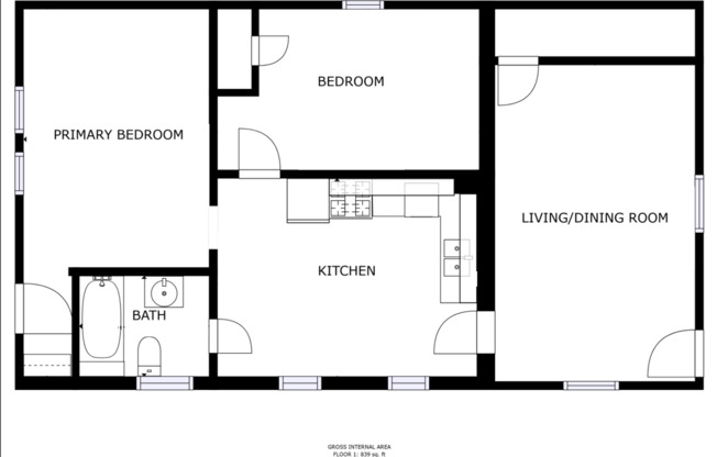 2 beds, 1 bath, 1,130 sqft, $2,200, Unit Tree House - Eastside