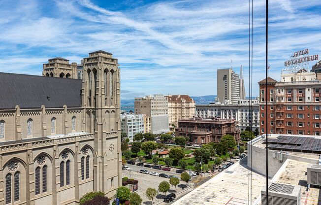 Iconic Gramercy Towers! 2 Story 2BR/2.5BA! 1,745SqFt!  VIEWS! Pool! Fitness! Pet! Parking!  Laundry!  PROGRESSIVE