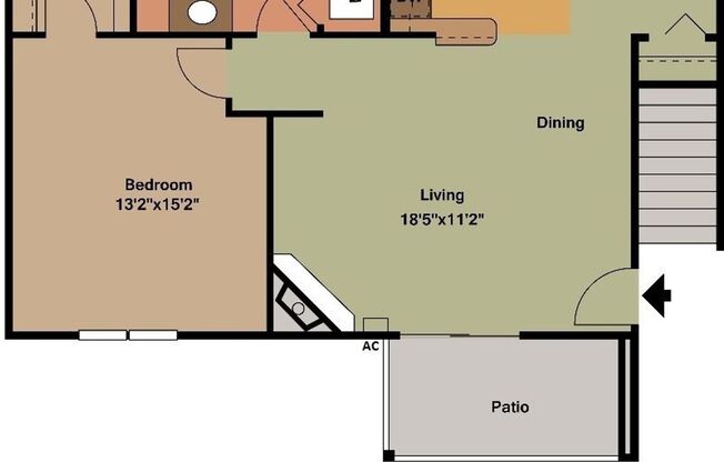 1 bed, 1 bath, 800 sqft, $1,000, Unit 207-09