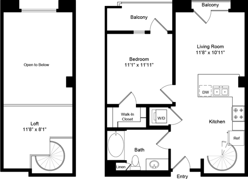 1 bed, 1 bath, 742 sqft, $3,202, Unit 2552