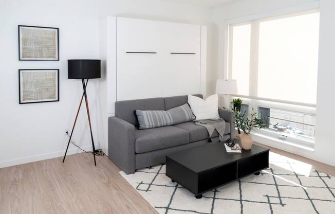 Spacious Living Room at CityLine Apartments, Minneapolis, Minnesota