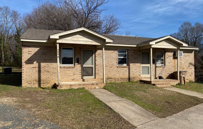 2/1 Duplex inside city of Shelby, nc