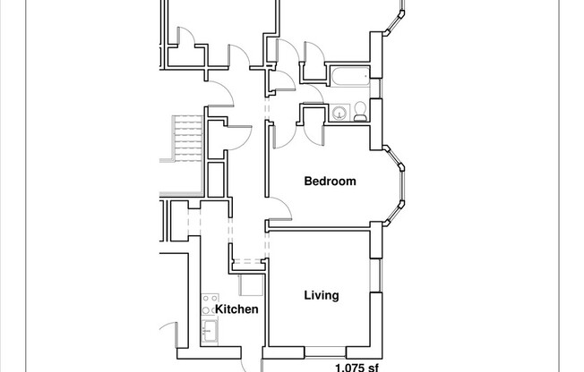 1 bed, 1 bath, 200 sqft, $670, Unit C5 - 3