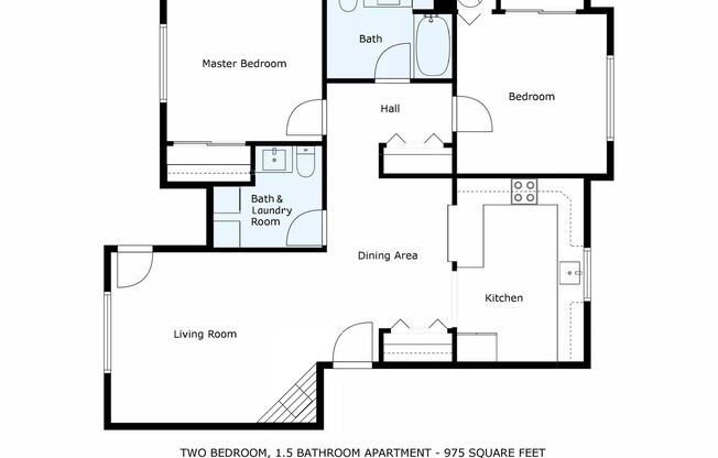 2 beds, 1.5 baths, 975 sqft, $1,849, Unit D-25