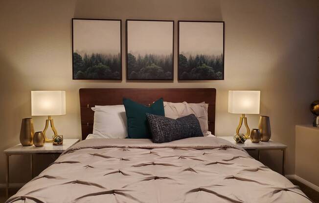 Comfortable Bedroom at The Paramount by Picerne, Las Vegas, NV, 89123