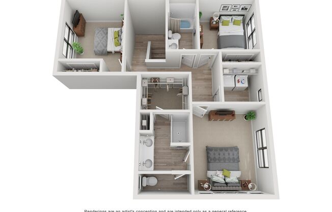 4 beds, 3.5 baths, 2,612 sqft, $3,950, Unit 10074