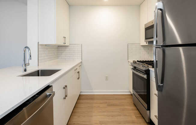 Kitchen with Stainless Steel Appliances